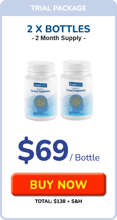 Buy Cogniclear official brain health supplement online - best memory booster and focus pills from the official website