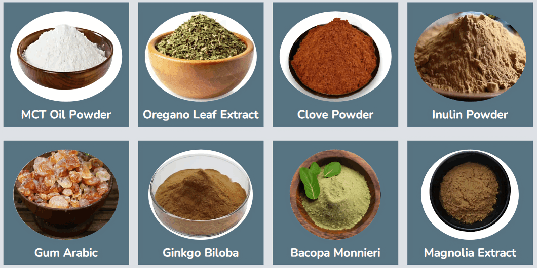 Key ingredients of CogniClear memory booster supplement - best brain health supplement to improve focus, clarity, and memory naturally