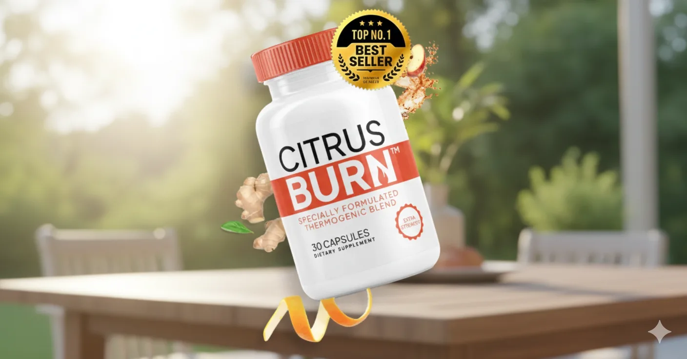 Citrus Burn official supplement bottle - natural citrus metabolism booster 2026